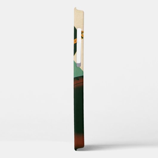  Sporthonkbalspeler, Catcher met Mitt Case-Mate iPhone Case (Achterkant / Links)