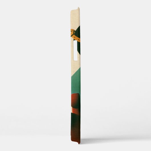  Sporthonkbalspeler, Catcher met Mitt Case-Mate iPhone Case (Achterkant / Rechts)