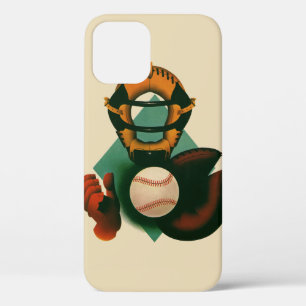  Sporthonkbalspeler, Catcher met Mitt Case-Mate iPhone Case