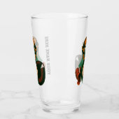 Sporthonkbalspeler, Catcher met Mitt Glas (Links)