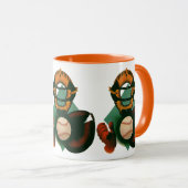  Sporthonkbalspeler, Catcher met Mitt Mok (Voorkant rechts)