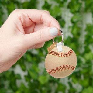  Sporthonkbalspeler, Catcher met Mitt Sleutelhanger