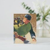  Sporthonkbalspeler, de Umpire Briefkaart (Staand voorkant)