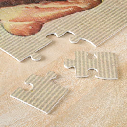 Sporthonkbalspeler, de Umpire Legpuzzel (Zijkant)