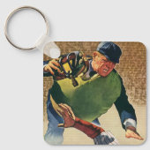 Sporthonkbalspeler, de Umpire Sleutelhanger (Voorkant)