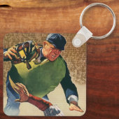  Sporthonkbalspeler, de Umpire Sleutelhanger (Achterkant)