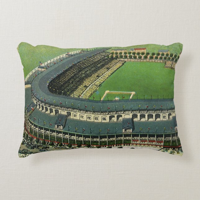  Sporthonkbalstadion, Uitzicht vanuit de lucht Accent Kussen (Voorkant)