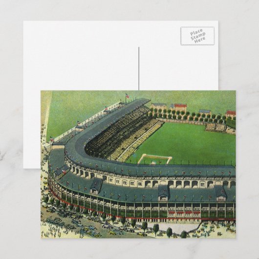  Sporthonkbalstadion, Uitzicht vanuit de lucht Briefkaart (Voorkant / Achterkant)