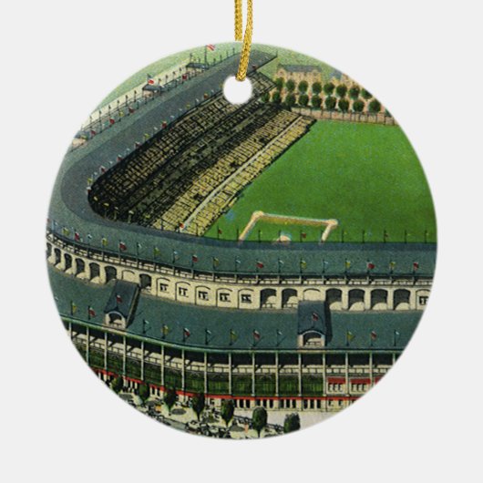  Sporthonkbalstadion, Uitzicht vanuit de lucht Keramisch Ornament (Voorkant)