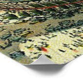 Sporthonkbalstadion, Uitzicht vanuit de lucht Poster (Hoek)