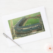  Sporthonkbalstadion, Uitzicht vanuit de lucht Rechthoekige Sticker (Envelop)