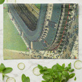  Sporthonkbalstadion, Uitzicht vanuit de lucht Theedoek (Gevouwen)