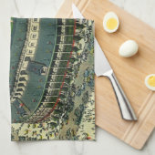  Sporthonkbalstadion, Uitzicht vanuit de lucht Theedoek (Quarter Fold)