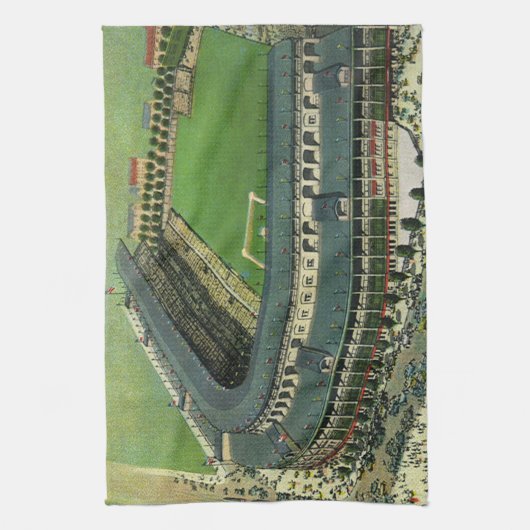 Sporthonkbalstadion, Uitzicht vanuit de lucht Theedoek (Verticaal)