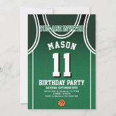 Sportief 11e verjaardagsfeestje uitnodiging (Voorkant)