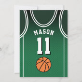 Sportief 11e verjaardagsfeestje uitnodiging (Achterkant)