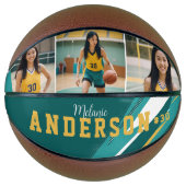 Sportief 3 Fotocollage Speler Naam & Teamnummer Basketbal (Voorkant)