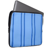 Sportief blauw laptop sleeve (Voorkant Rechts)