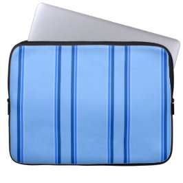 Sportief blauw laptop sleeve