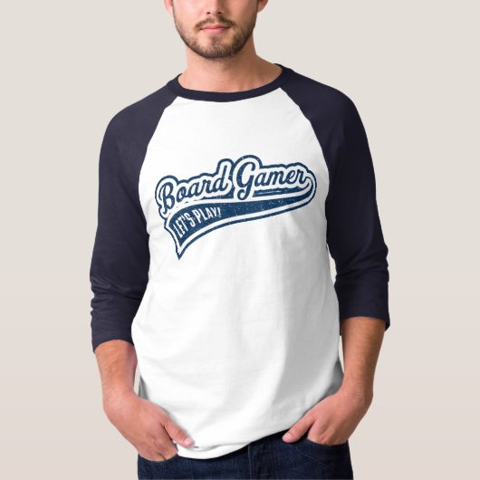 Sportief Bordspeler Raglan Shirt (Voorkant)