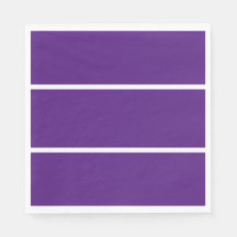 Sportief Breed Bold Royal Paarse Slim White Stripe