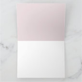 Sportief football veld roze gepersonaliseerd bedankkaart (Binnen)