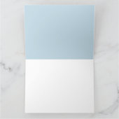 Sportief football veldblauw gepersonaliseerd bedankkaart (Binnen)