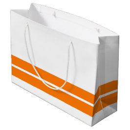 Sportief Fun Bright Sinaasappel Racing Stripes op  Groot Cadeauzakje