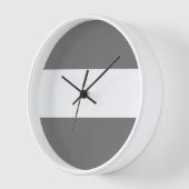 Sportief Fun Chic Modern Grijs Wit Brede Strepen (Hoek)