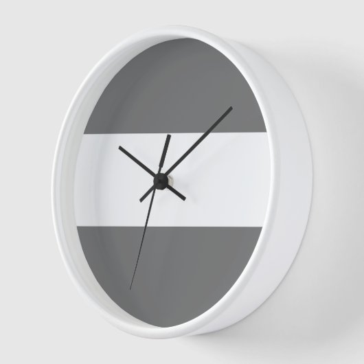 Sportief Fun Chic Modern Grijs Wit Brede Strepen (Hoek)