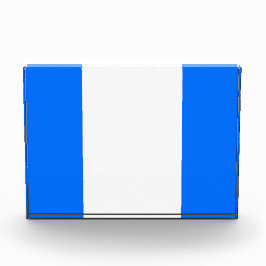 Sportief Fun Wide White Helder Blauw Verticale Str Fotoblokken