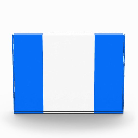 Sportief Fun Wide White Helder Blauw Verticale Str Fotoblokken (Voorkant)