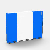 Sportief Fun Wide White Helder Blauw Verticale Str Fotoblokken (Links)