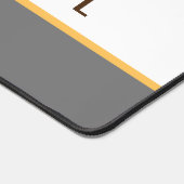 Sportief Grijs Wit Racing Stripes PICKLEBALL Tekst Bureaumat (Hoek)