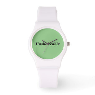 Sportief groen gezicht horloge