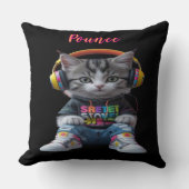 Sportief Kitten Sierkussen – Schattigee speelse Ca (Voorkant)