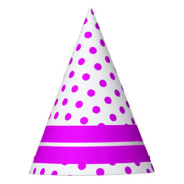 Sportief Leuk Helder Levendig Roze Stippen Strepen Feesthoedjes