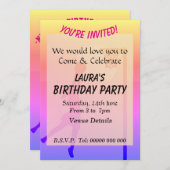 Sportief Netbal Feest Kaart (Voorkant / Achterkant)