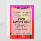 Sportief Netbal Themafeest Kaart (Voorkant)