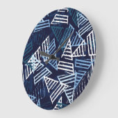 Sportief plezier: creatief naadloos behang. grote klok (Hoek)