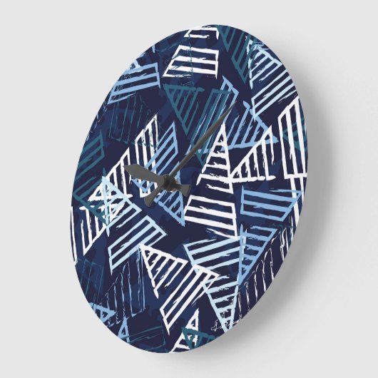 Sportief plezier: creatief naadloos behang. grote klok (Hoek)