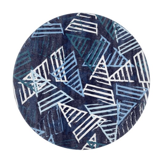 Sportief plezier: creatief naadloos behang. snijplank (Voorkant)