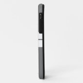 Sportief Professioneel Grijs Tweeling Wit Racing S Case-Mate iPhone Case (Achterkant/links)