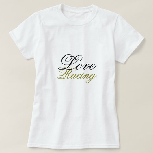Sportief racethema t-shirt (Design voorkant)