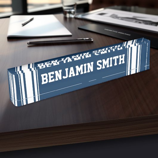 Sportief Team Jersey Strepen met Aangepaste Naam Naambordje