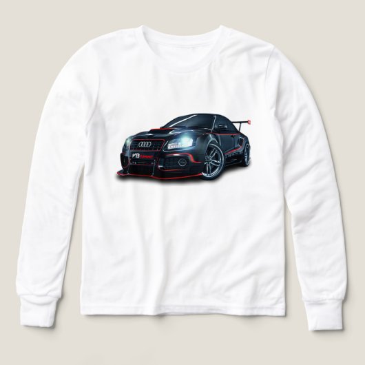 Sportief tuner auto grafisch sweatshirt - straatra (Voorkant)