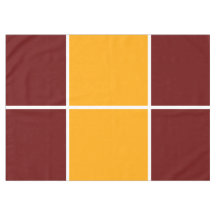 Sportief vet geel diep rood ruitje strepen