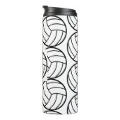 Sportief volleybalpatroon thermosbeker (Geroteerd rechts)