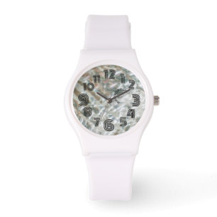 SPORTIEF WIT SILICIUM HORLOGE / DOUCHE BEWIJS