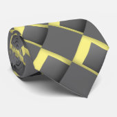 Sportieve abstracte print stropdas (Opgerold)